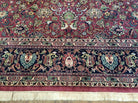 8' x 10' Handmade Wool Rug Carpet Allover Floral - Jewel Rugs