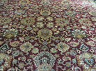 10' X 14' Vintage Handmade Indian Agra Wool Rug - Jewel Rugs