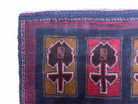 3x5 Baluchi Rug 3x5 Baluch Rug Afghani Rug Afghan Tribal Rug Handmade Afghan Rug Afghanistan Rug Dark Blue Tribal Rug Red Orange Rug - Jewel Rugs