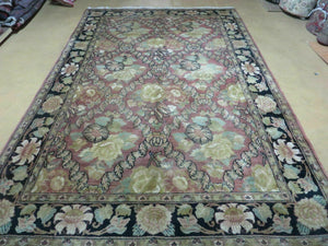 6' X 9' Handmade India Floral Oriental Wool Rug Carpet - Jewel Rugs