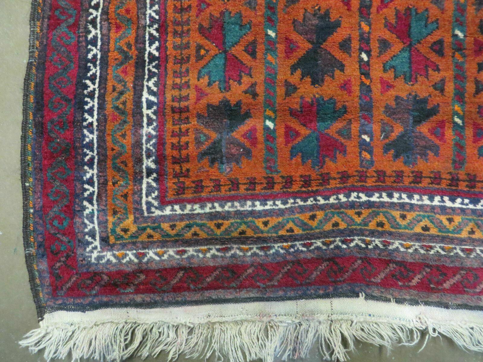 3' X 5' Antique Handmade Pakistan Turkoman Balouch Bokhara Wool Rug Carpet - Jewel Rugs