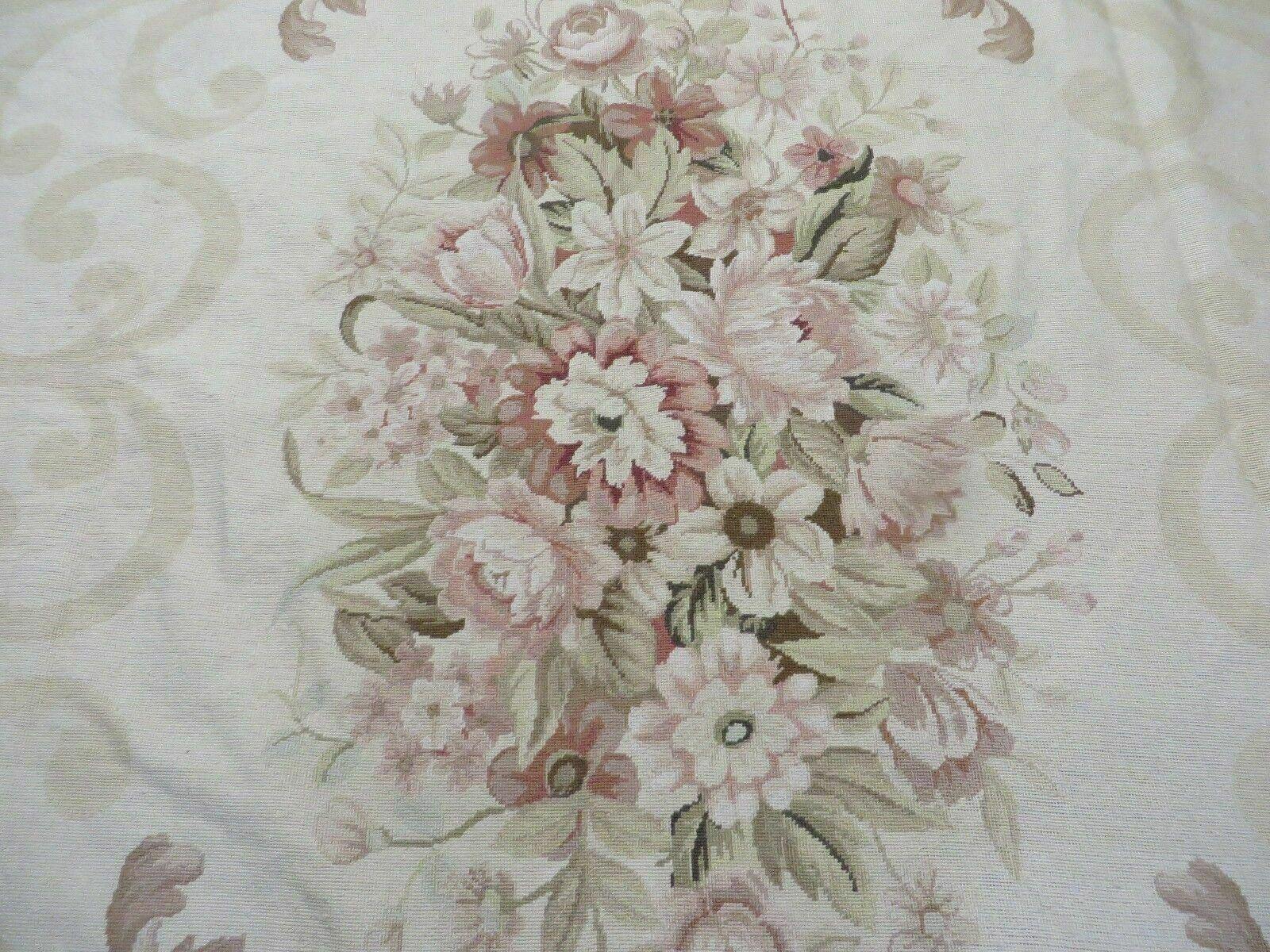 10' X 14' Handmade French Aubusson Savonnerie Design Needlepoint Rug Nice - Jewel Rugs