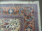 10' X 14' Vintage Hand Knotted Made Indian Agra Wool Rug Vegetable Dyes Ivory - Jewel Rugs