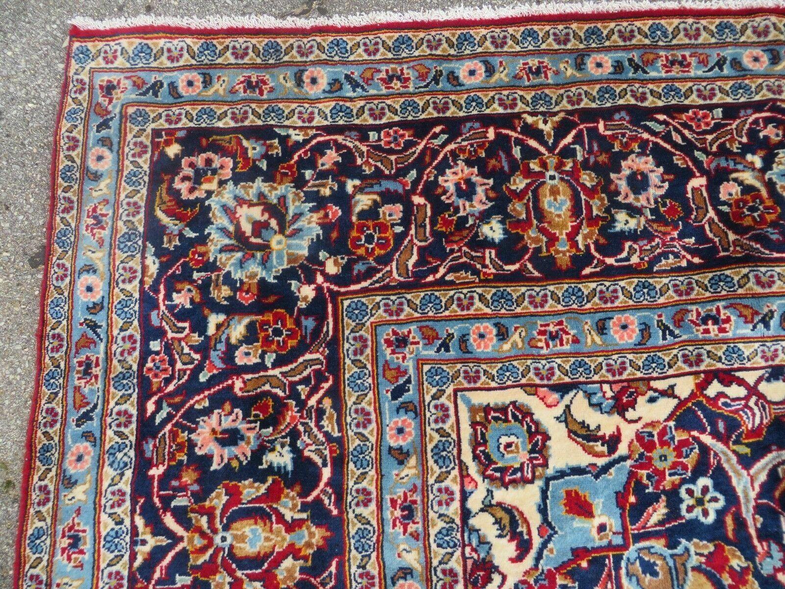 10' X 13' Handmade Authentic Traditional Red Oriental Wool Rug Decorative Nice Vegetable Dyes - Jewel Rugs