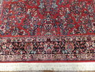 Antique Karastan Rug 5.9 x 9, Karastan Saroukk #785, Original Karastan Collection, 700 Series, Red Wool Karastan Rug, Discontinued, Vintage - Jewel Rugs