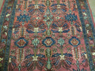 4' X 6' Antique Handmade Pakistani Floral Oriental Wool Rug Veg Dyes Nice Pink - Jewel Rugs