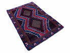 3 X 4.4 Vintage Handmade Tribal Wool Rug Balouchi Rug Afghan Rug Red Beige Nice - Jewel Rugs