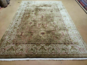 6' X 9'Ethan Allen Handmade India Jaipur Wool Rug Carpet Nice - Jewel Rugs