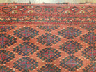 Antique Turkoman Rug 3'4" x 5', Collecticble Yamud Oriental Rug, Seat Pillow Cushion Cover, Tribal Mat, Wool Red Hand-Knotted Mafresh Carpet - Jewel Rugs