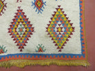 3'6" X 9' 1" Vintage Handmade Moroccan Tribal Azilal Wool Rug Runner Colorful Carpet - Jewel Rugs