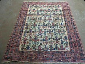 5' X 6' Handmade Turkish Sivas Tribal Wool Rug Bohemian Boho Interior Vintage Home Décor - Jewel Rugs
