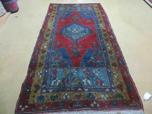 4' X 8' Vintage Handmade Turkish Kazak Pattern Wool Rug Carpet Nice # 105 - Jewel Rugs