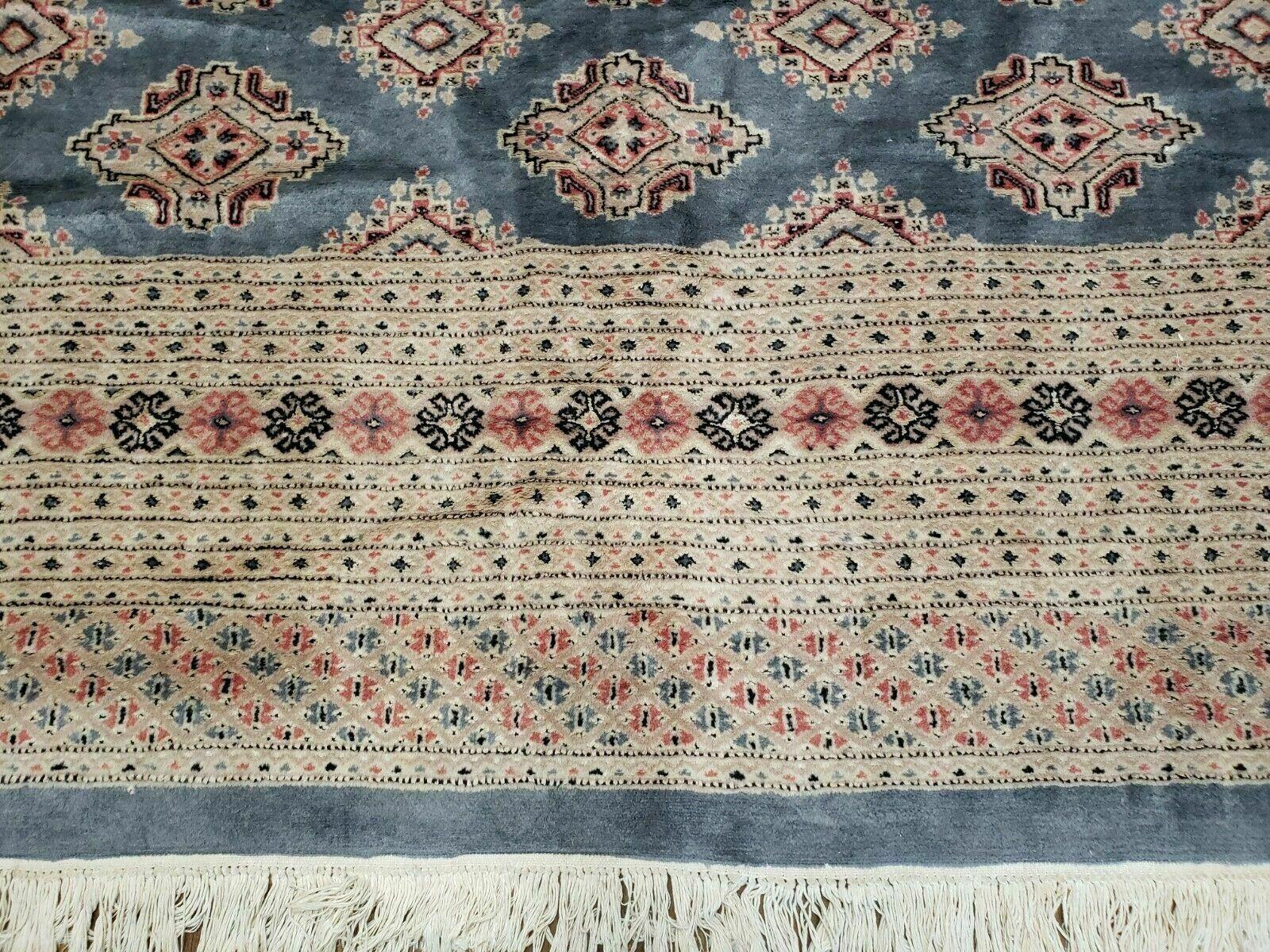 9' X 13' Vintage Handmade Fine Bokhara Turkoman Yamud Pakistan Wool Rug Nice - Jewel Rugs