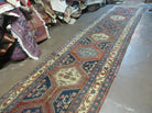 3' 5" X 16' Antique Handmade Turkish Wool Runner Rug Nice - Jewel Rugs