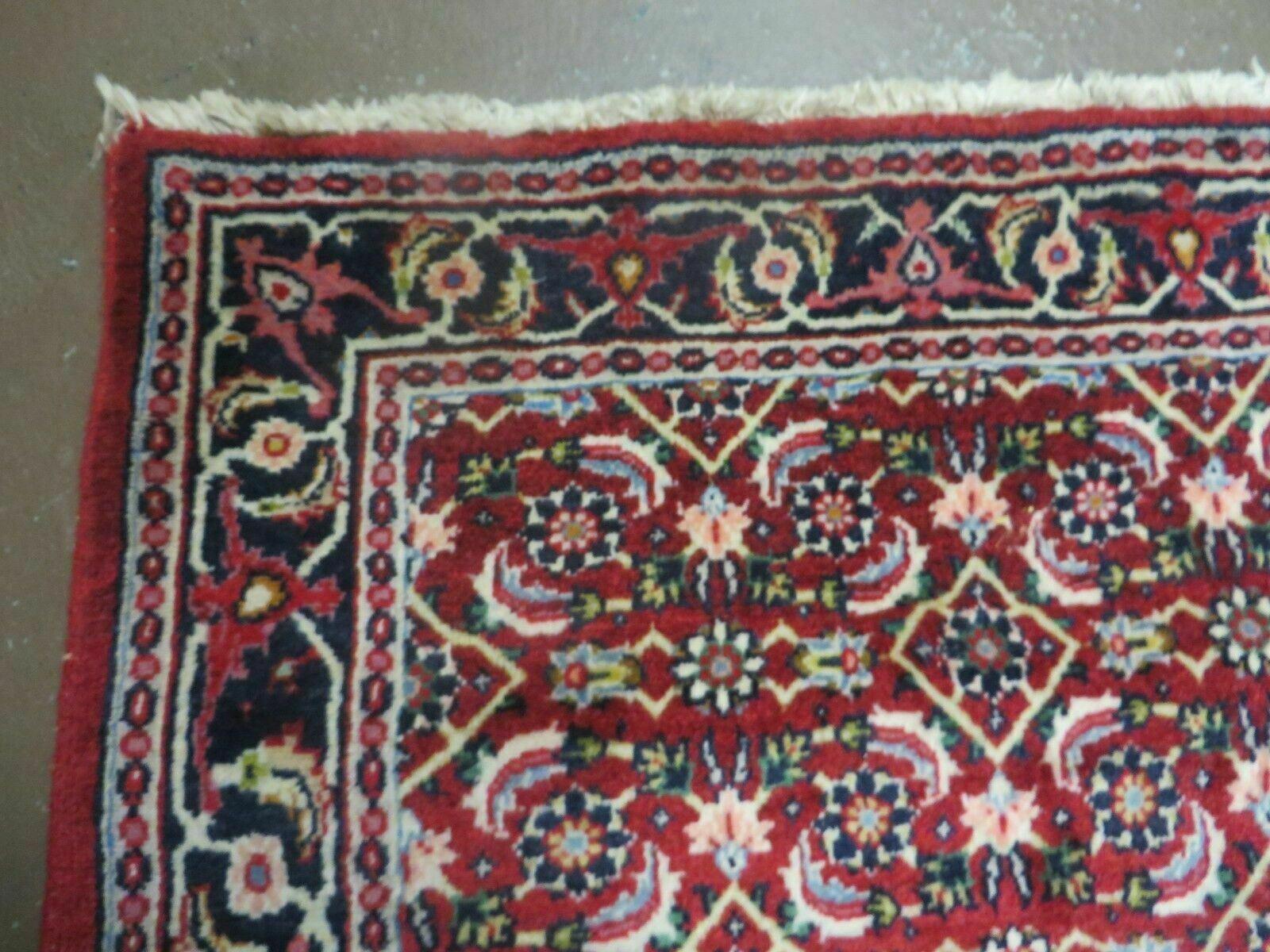 3' X 5' Handmade Knotted Indian Amritsar Floral Oriental Wool Red Rug Organic Nice - Jewel Rugs