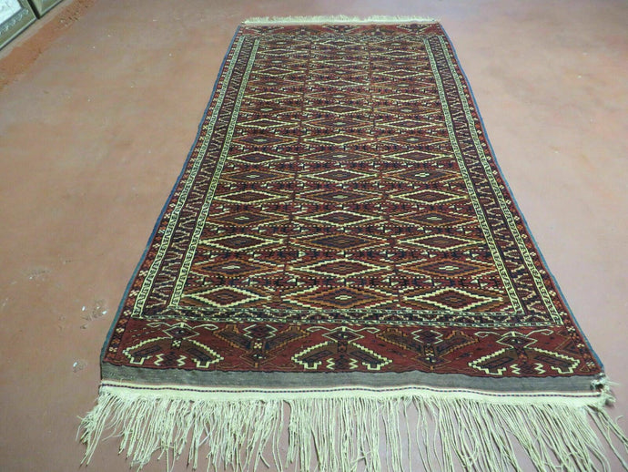 4' X 8' Antique Handmade Russian Bokhara Turkoman Yamud Wool Rug Carpet Nice - Jewel Rugs