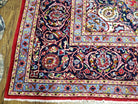 Persian Kashan Rug 10x14 Oriental Carpet 10 x 14, Floral Medallion, Authentic Hand Knotted Rug, Red Blue, High Quality, Vintage Antique Rug, - Jewel Rugs