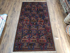 4x6 Handmade Balouch War Afghan Tribal Rug Organic Dyes Helicopter Tank Airplane - Jewel Rugs