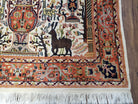 Tree of Life Rug, Kashmiri Rug, Hand-Knotted Rug, Wool Rug, Indian Rug, Unique Rug, 4x6 Rug, Pictorial Rug, Vintage Rug, Persian Rug - Jewel Rugs