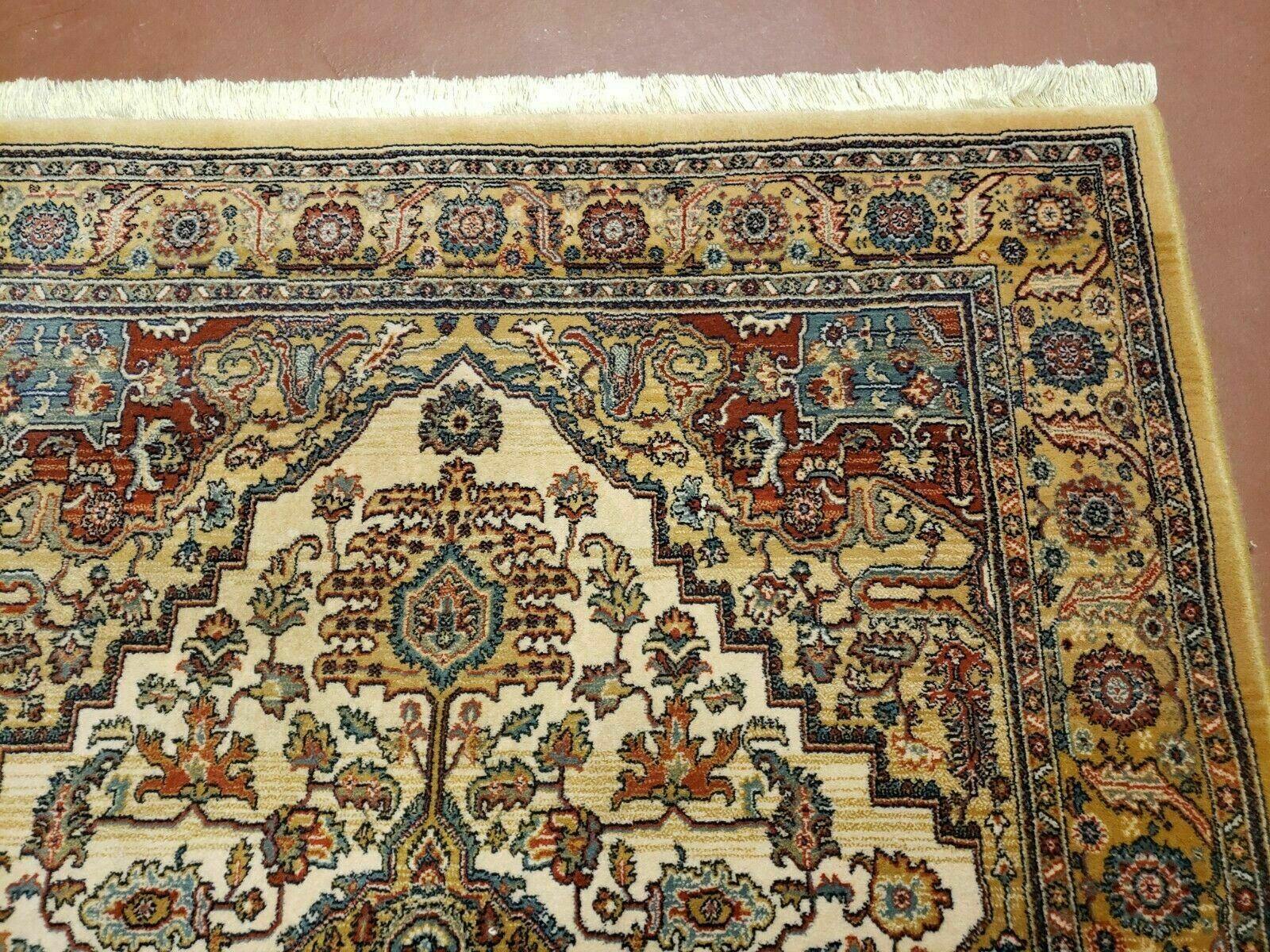 3' 11" X 6' Beshir Wool Power Loomed Rug Herizz Moth Proof Beauty - Jewel Rugs