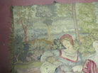 3' X 4' Antique TAPESTRY French Handmade Aubusson Weave Nature One Of A Kind - Jewel Rugs