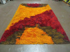 6' X 9' Vintage 1960s Danish Rya Shag DeLuxe Ege Rug Comet Mid-Century Modern Nice - Jewel Rugs