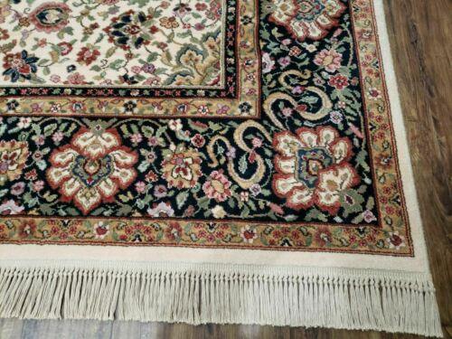 8' 8" X 12' Karastan Ivory Indo Kirman # 706 Wool Rug American Made Nice Beige - Jewel Rugs