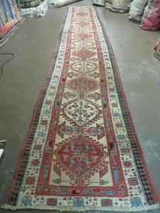 2'11" X 17' Antique Handmade Turkish Wool Oriental Rug Runner Carpet Camel Hair Wow - Jewel Rugs