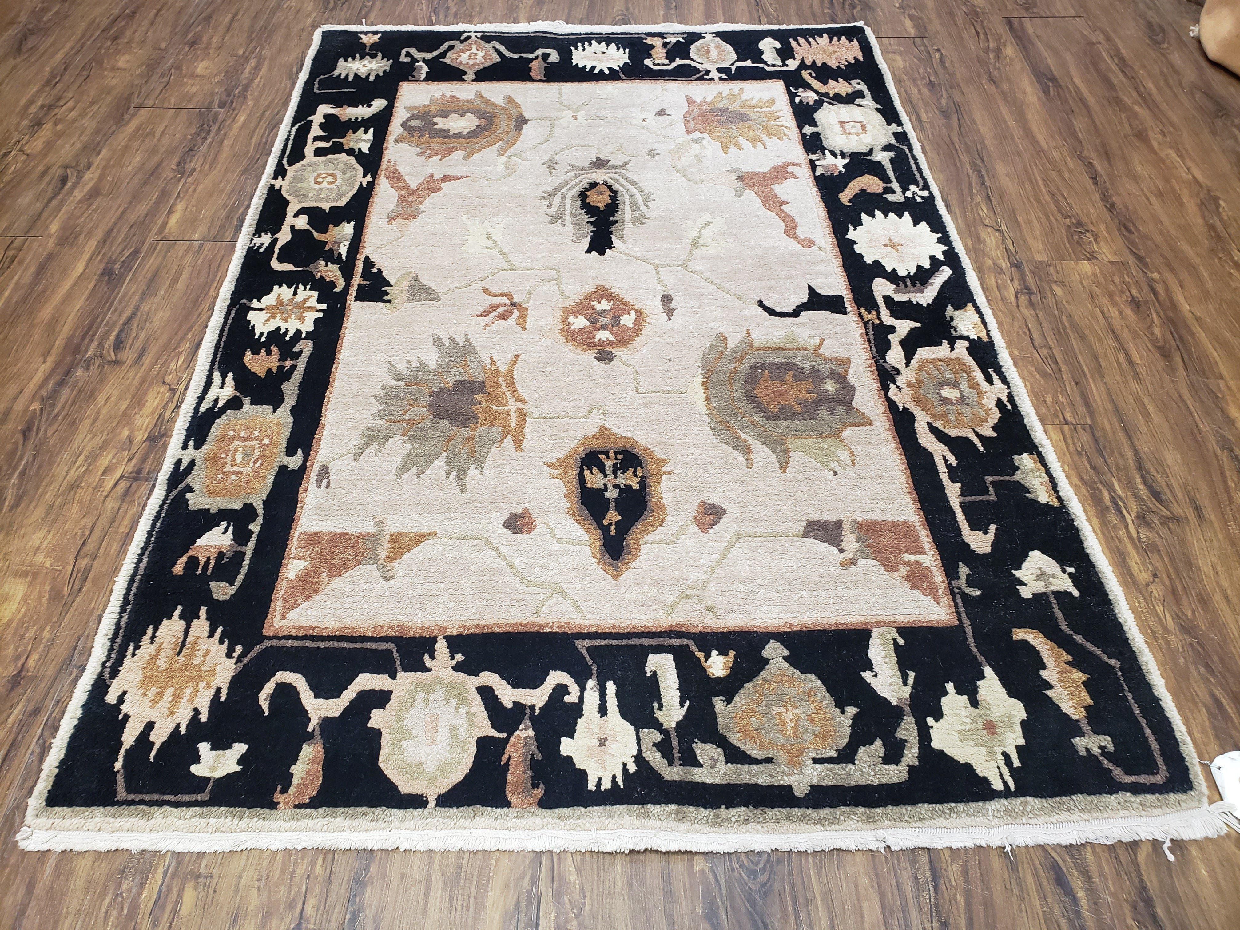 Tufenkian Rug 4x6 Tibetan Hand Knotted Carpet Nepali Contempora Jewel Rugs
