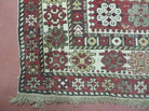 5' X 9' Antique 1880s Handmade Caucasian Shirvan Wool Rug Carpet Estate Found Nice - Jewel Rugs