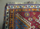 4' X 7' Antique Handmade Tribal Turkish Wool Rug Nice - Jewel Rugs