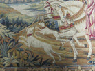 37" X 47" Medieval Royal Hunt Tapestry Marc Waymel Franklin Mint 1984 With Rod - Jewel Rugs