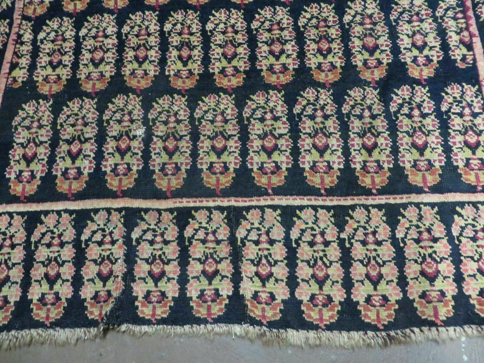 4' X 9' Antique Karabagh Caucasian Rug Handmade Wool Carpet Organic Dyes Nice - Jewel Rugs