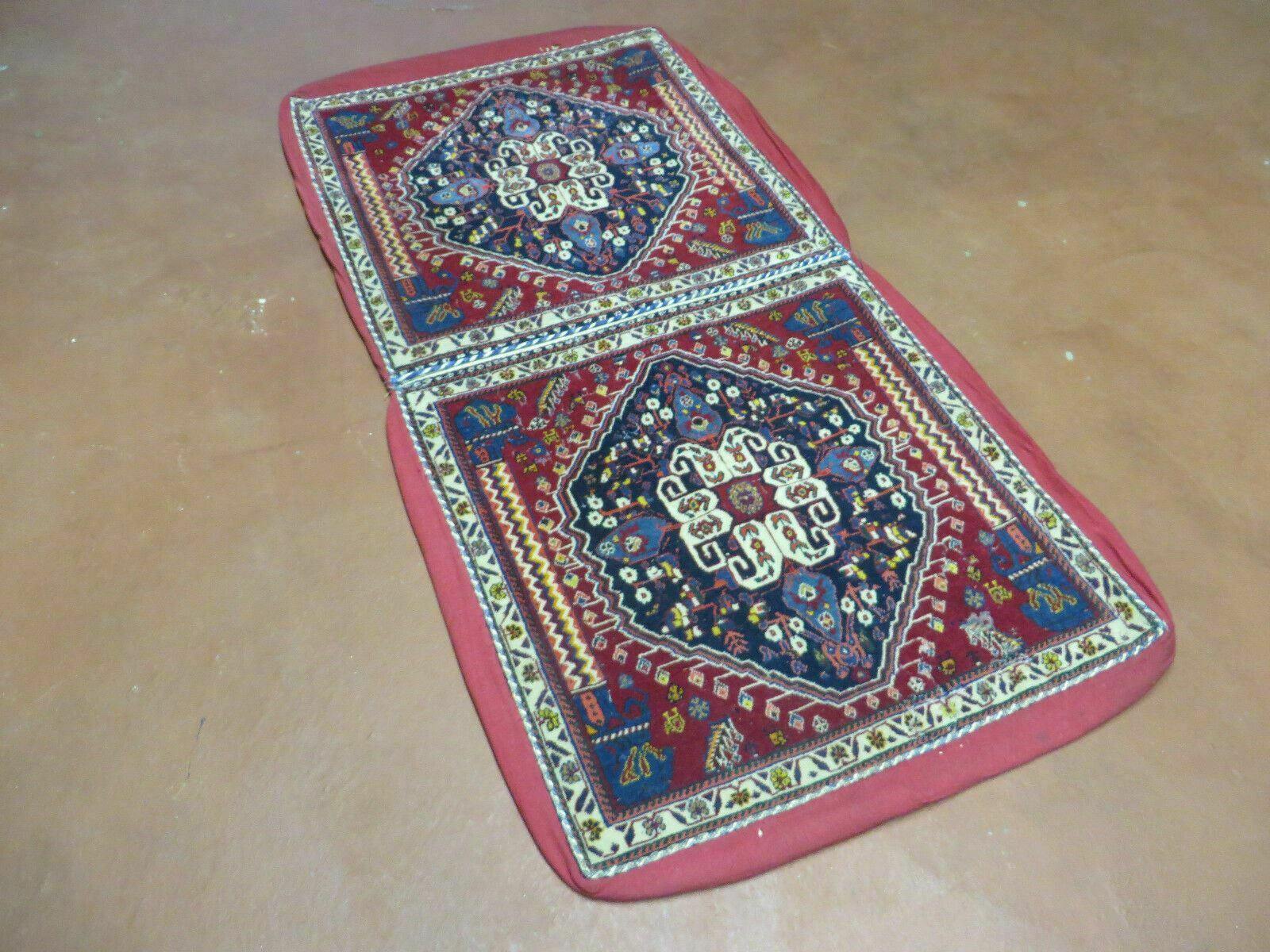 2'X 4' Antique Handmade Turkish Floral Oriental Wool Rug Pillow Case Cushion - Jewel Rugs