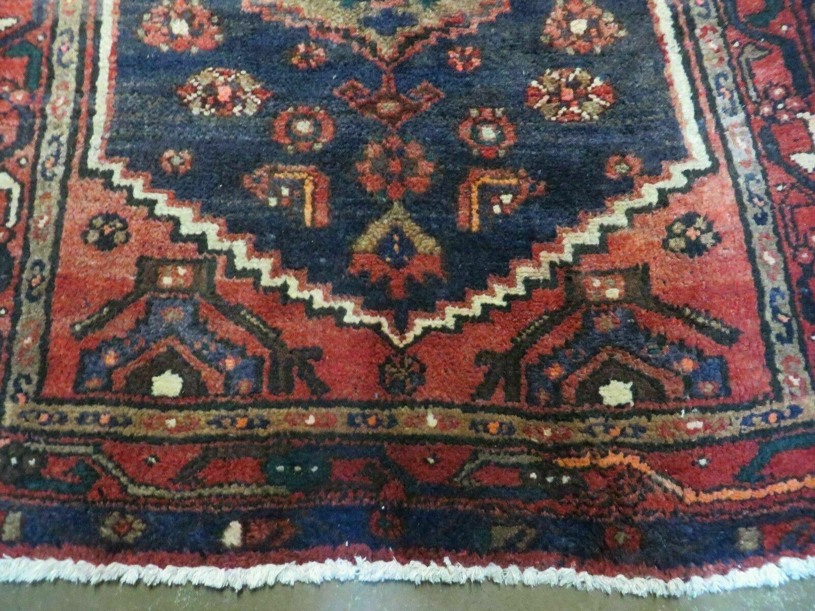 3' X 9' Antique Handmade Turkish Anatolian Wool Rug Veg Dye Runner - Jewel Rugs