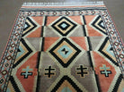 4' X 6' Vintage Handmade Turkish Melas Oushak Wool Rug Carpet Mehrab Red Nice - Jewel Rugs