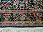 8' X 10' Vintage Handmade Chinese Floral Oriental Wool Rug Carpet Flowers Green - Jewel Rugs