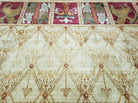 9' X 12' Michaelian Kohlberg Tibetan Nepal Art Deco Hand Knotted Wool Rug Lion - Jewel Rugs