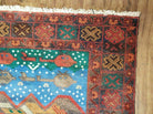 3' 2" X 6" Handmade Afghan Balouch Tribal Wool War Rug Tank Helicopter Tree Wow - Jewel Rugs