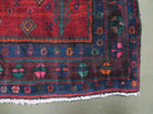 4' X 8' Antique Handmade India Geometric Oriental Wool Rug Veg Dyes Nice - Jewel Rugs