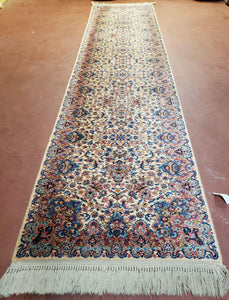 3 x 12 Karastan Rug Runner Wool Vintage Karastan Carpet Hallway Rug 12ft Long Runner Kitchen Runner - Jewel Rugs
