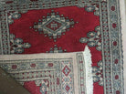 2' X 3' Vintage Handmade Pakistani Turkoman Bokhara Yamud Rug - Jewel Rugs