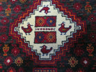 4' X 7' Vintage Handmade Indian Jaipur Rug Bird Carpet - Jewel Rugs