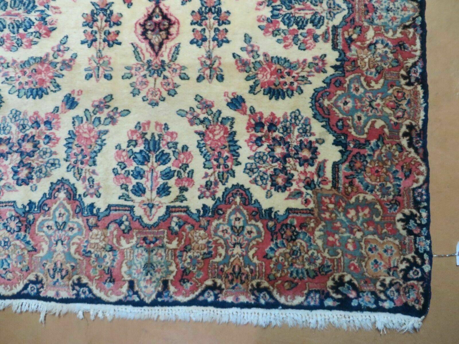 4' X 6' Antique Handmade Indian Floral Oriental Wool Rug Medallion Nice - Jewel Rugs