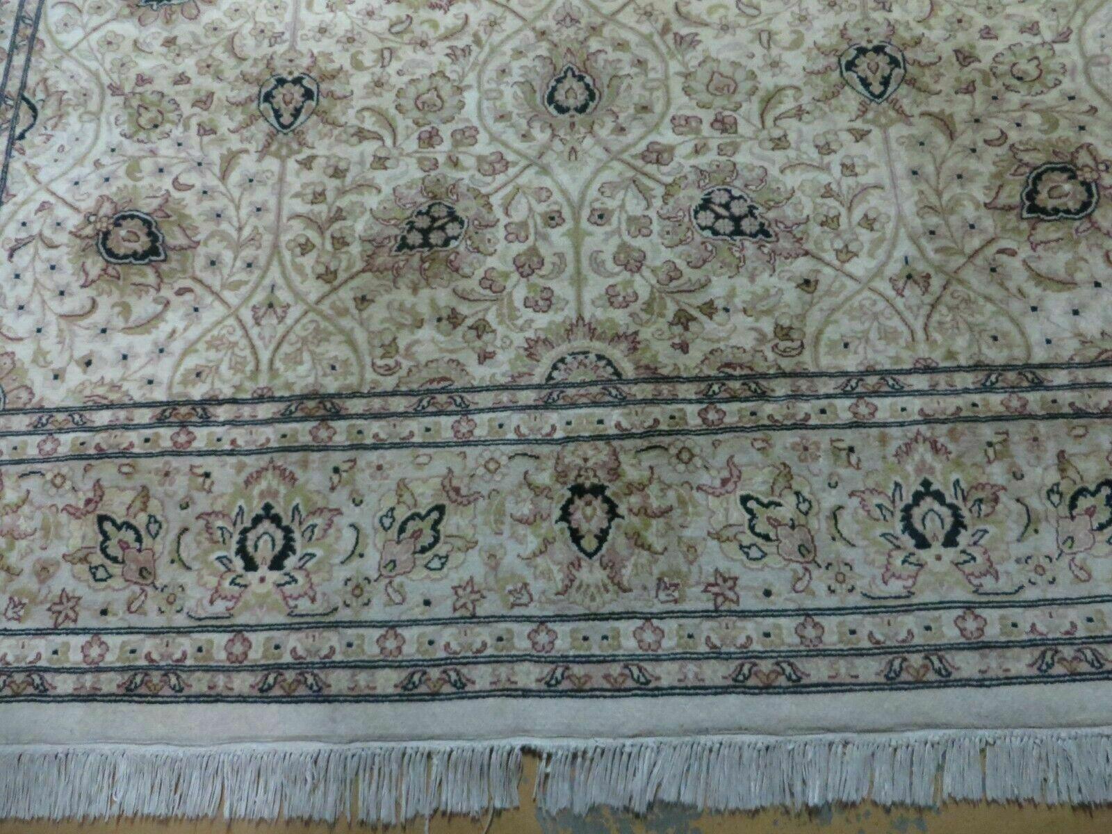 6' X 9' Vintage Fine Handmade Pakistan Oriental Floral Wool Rug Carpet Nice - Jewel Rugs