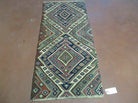 2' 1" X 4' 4" Antique Handmade Bagface Kilim Shirvan Caucasian Wool Rug Nice - Jewel Rugs