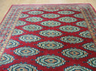 4' X 6' Vintage Handmade Bokhara Turkoman Pakistan Wool Rug Carpet Signed Nice - Jewel Rugs