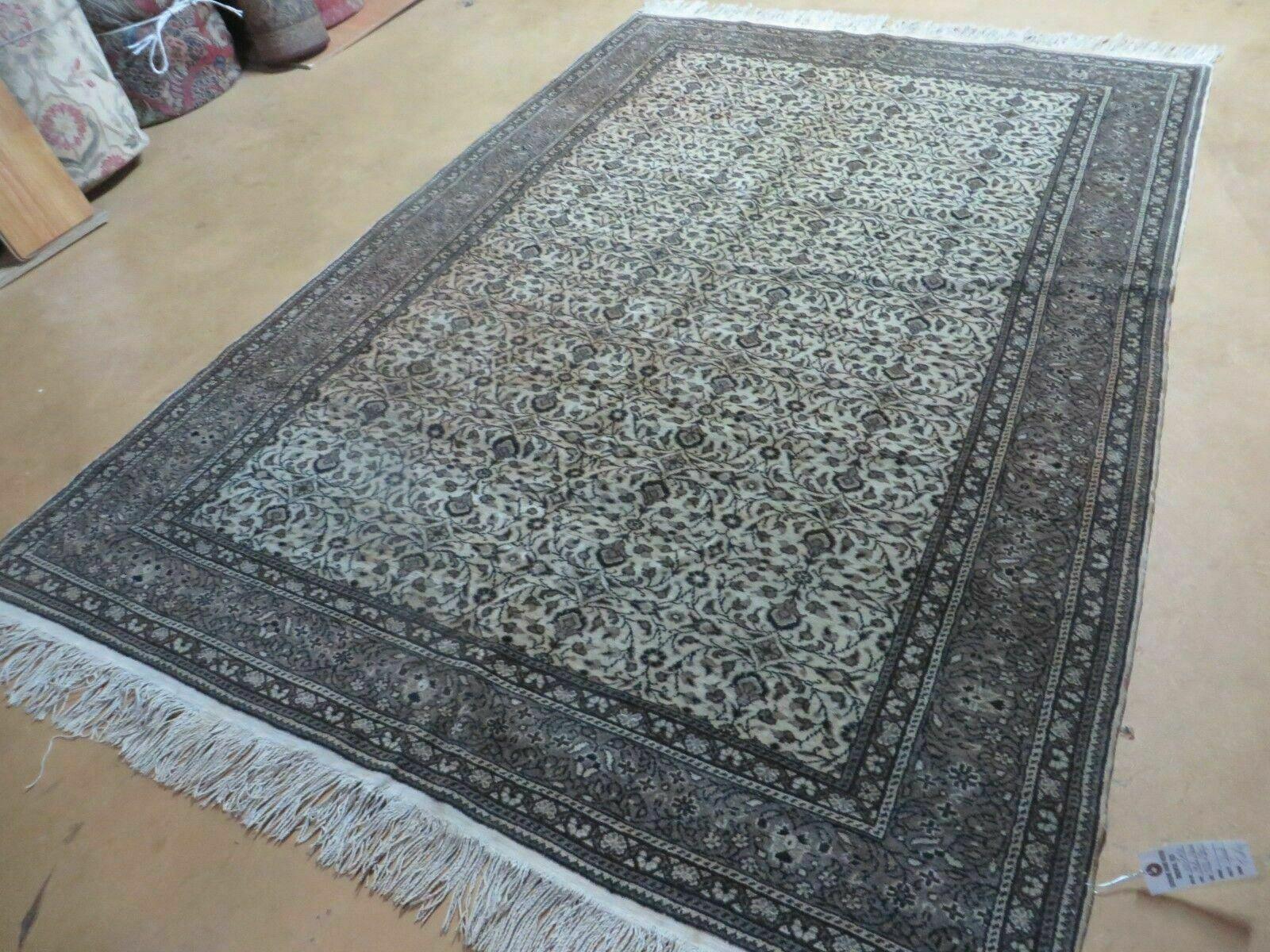 5' X 7' Vintage Handmade Turkish Sivas Hereke Rug Wool On Cotton Carpet Traditional & Boho Bohemian Home Décor - Jewel Rugs