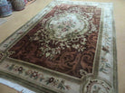 6' X 9' Handmade Art Deco Aubusson Chinese Wool Rug Plush Pile Carpet - Jewel Rugs