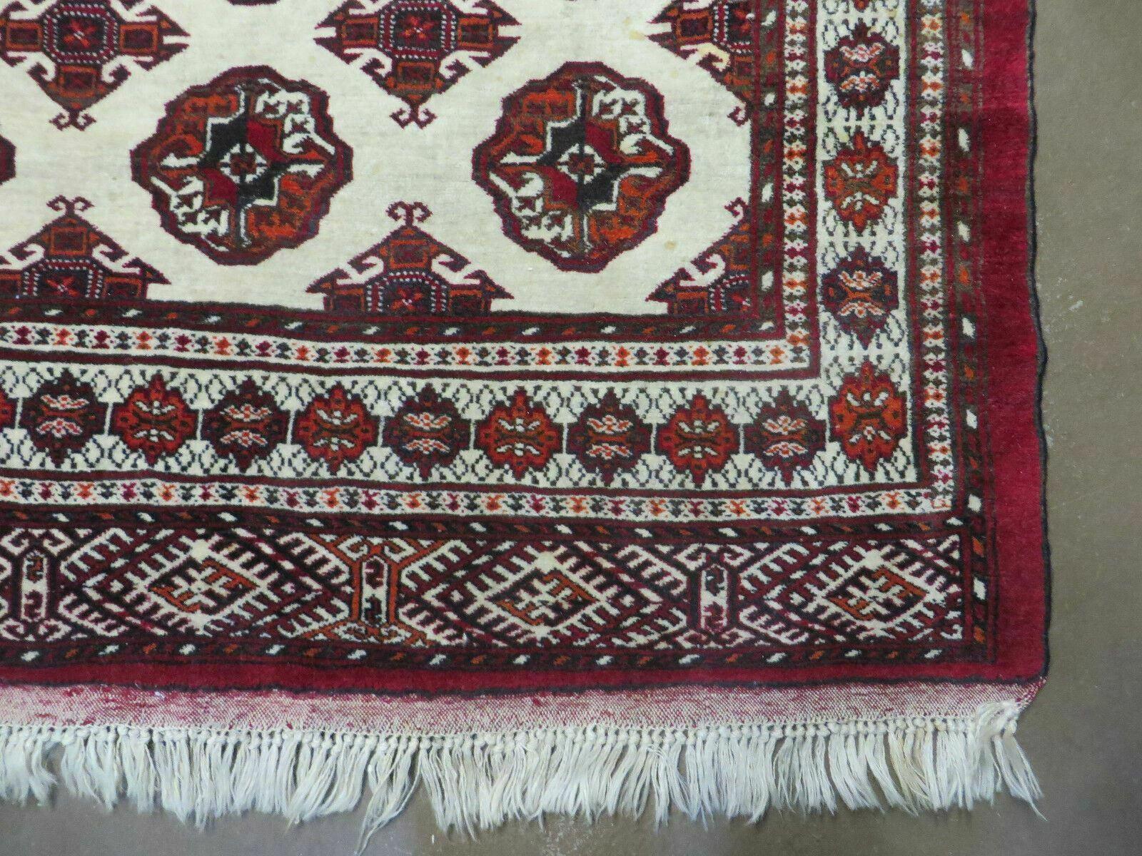 7' X 8' Handmade Finely Knotted Pakistan Turkoman Bokhara Wool Rug Nice - Jewel Rugs